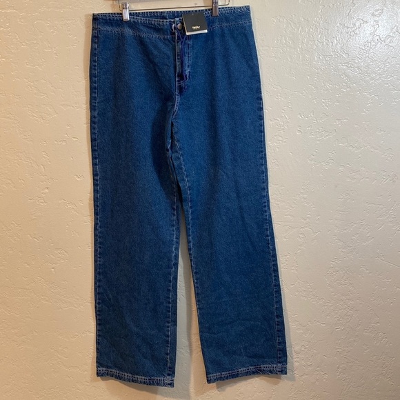 Mossimo Women’s Drawstring Large Wide Leg Jeans - Picture 1 of 6